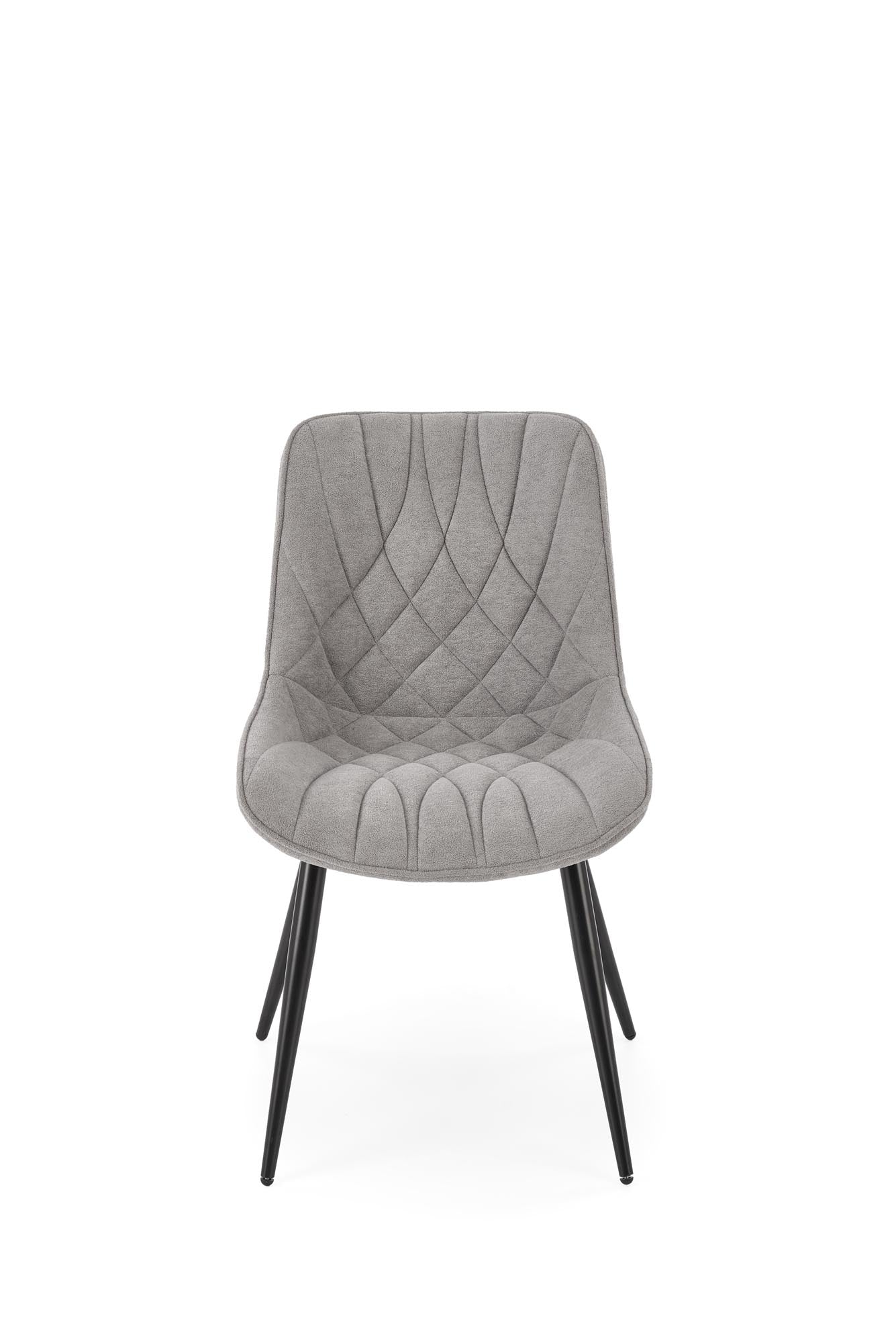 Krzesło MILAN – nowoczesne tapicerowane krzesło w eleganckim popielatym odcieniu