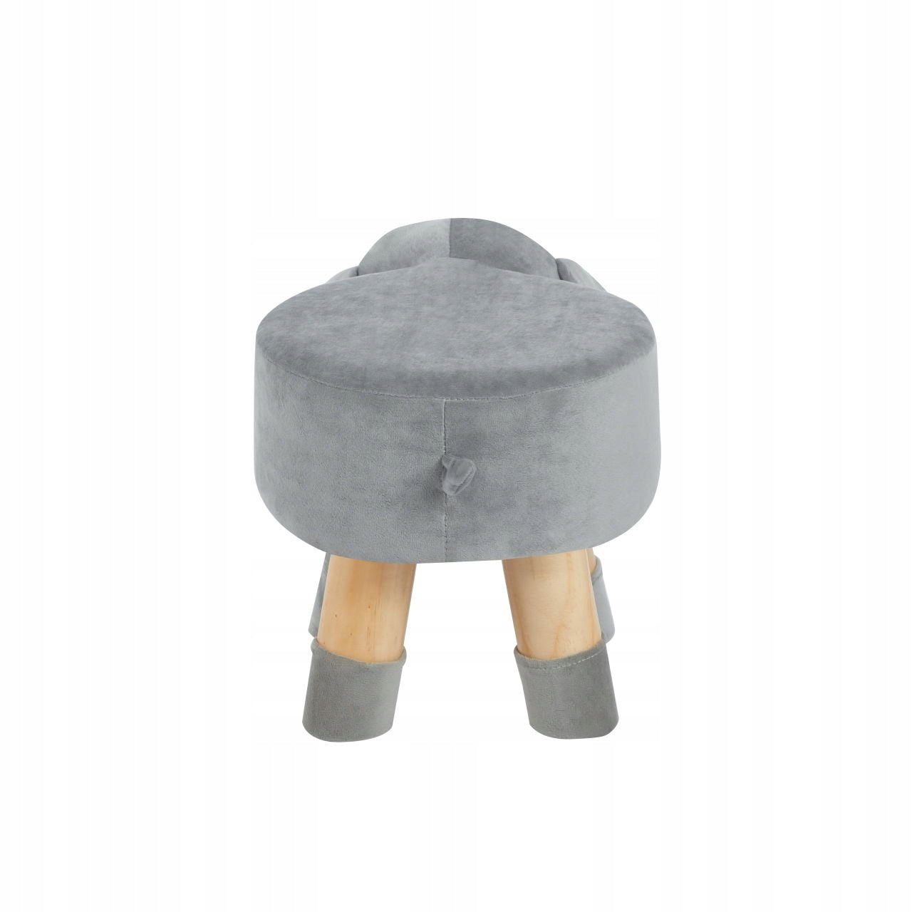 Pufa Słoń Dziecięca na Drewnianych Nóżkach Pluszowa