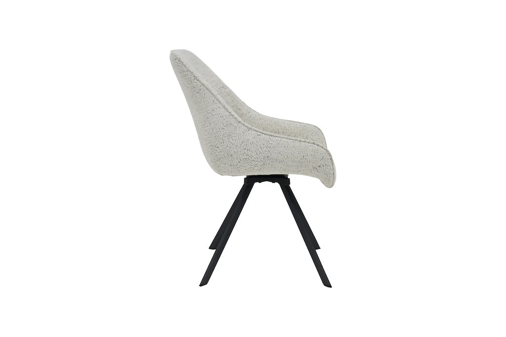 Krzesło Moliani SOMERA - stylowe obrotowe krzesło, fotel do biura jadalni i salonu