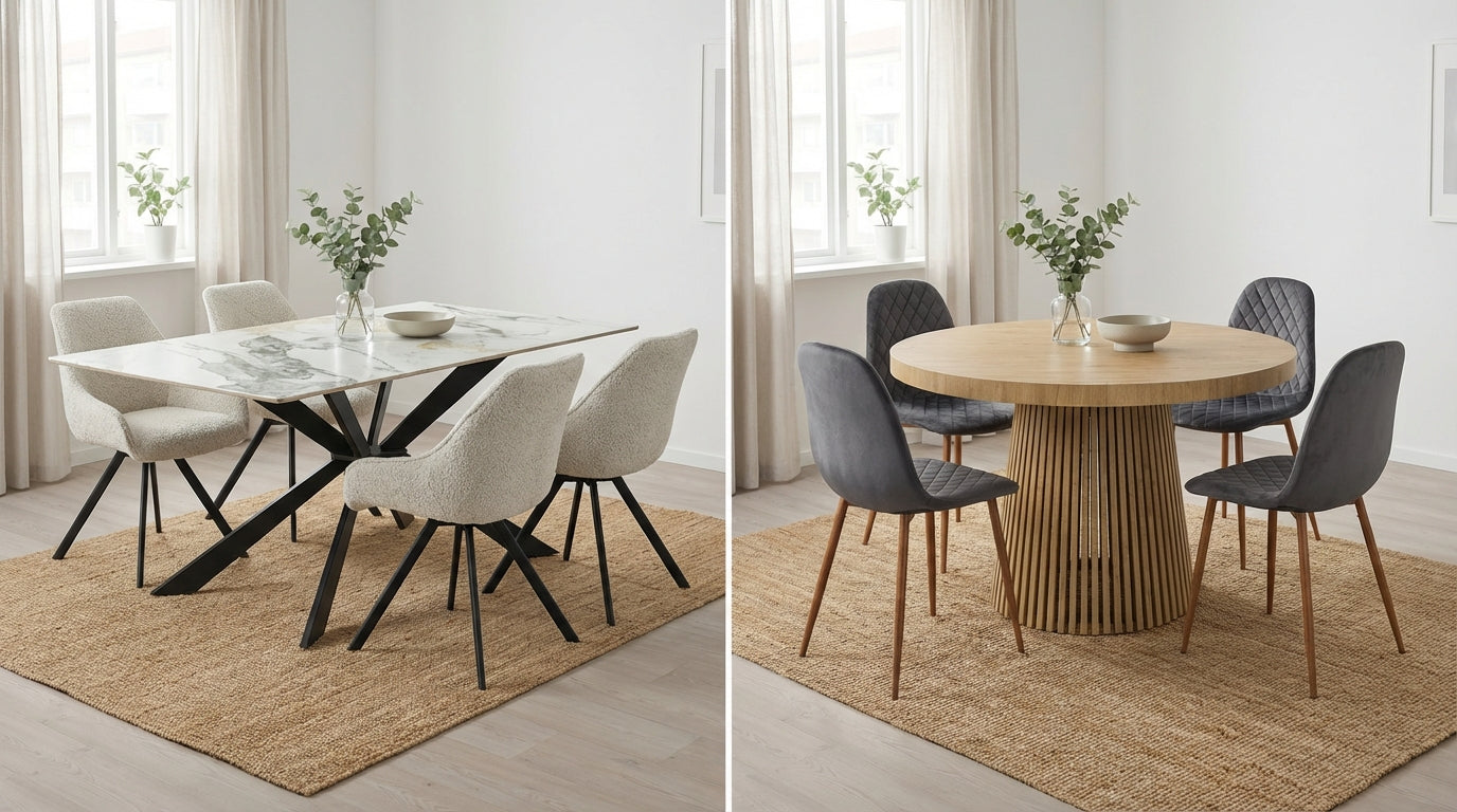 Zestawy stołów z krzesłami