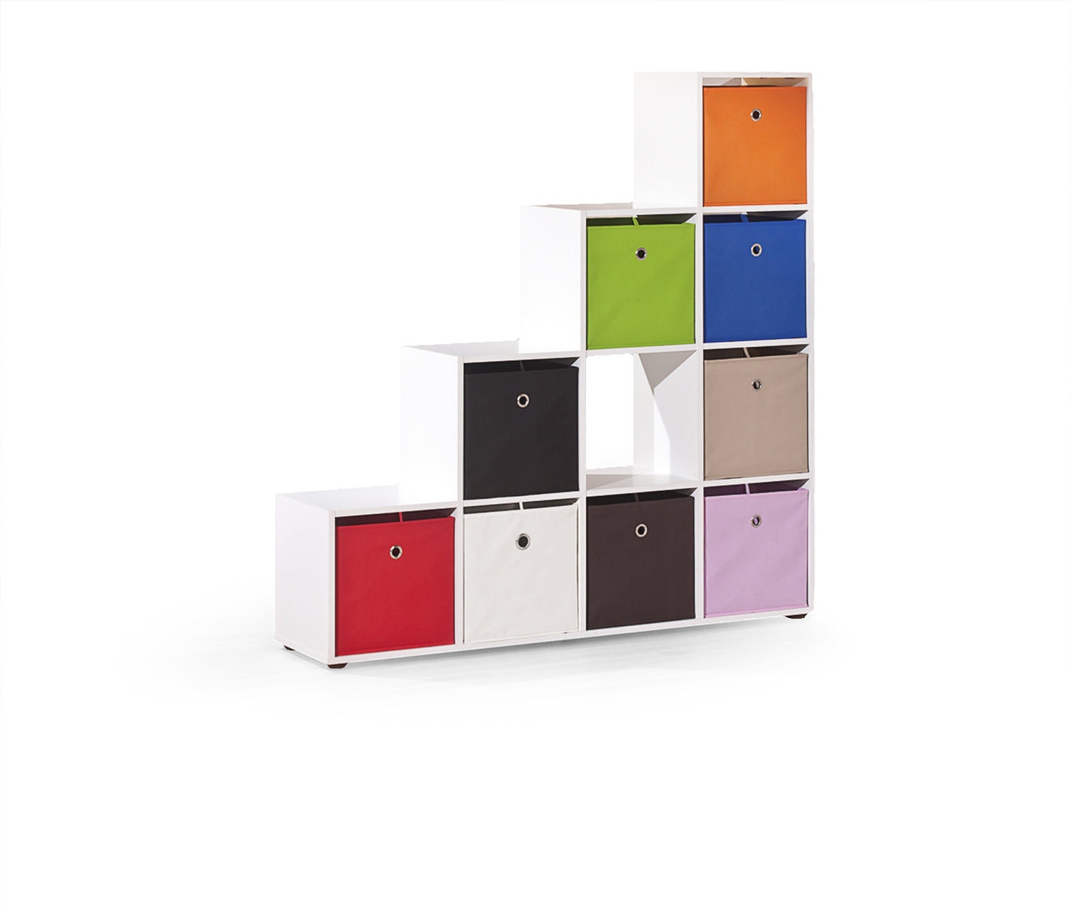 Regał ASTERIKS - kolor biały