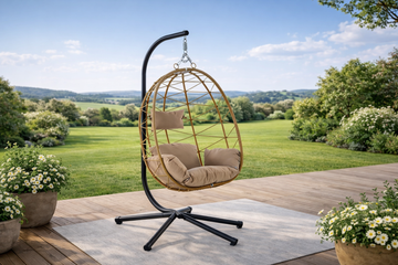 Fotel ogrodowy JASKÓŁKA - kolor beżowy