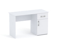 Biurko Franek 120 cm białe nowoczesne z szufladą