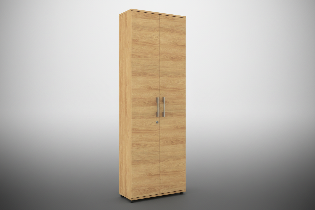 Szafa G HIKORA 80 cm z 5 półkami, zamykana na klucz