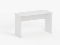 Nowoczesne biurko OLEK białe 88 cm, z solidnej płyty 16 mm