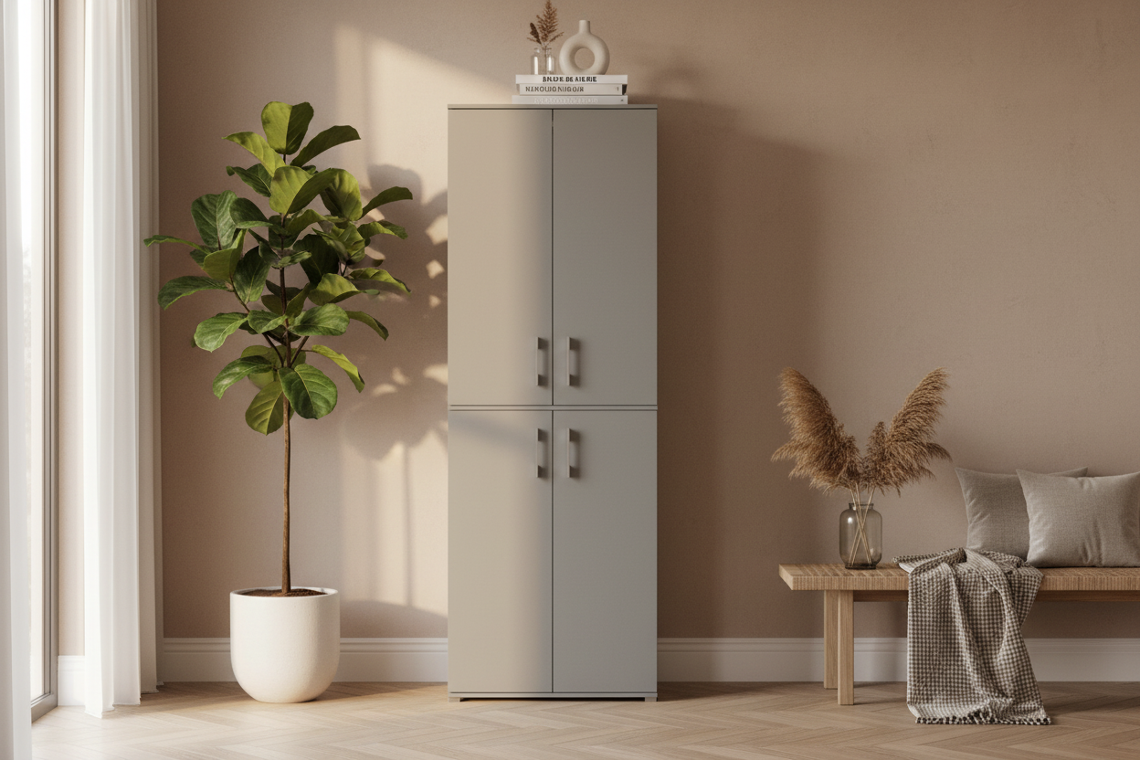 Szafa Pola 60 cm cztery drzwi wysoka 215 cm