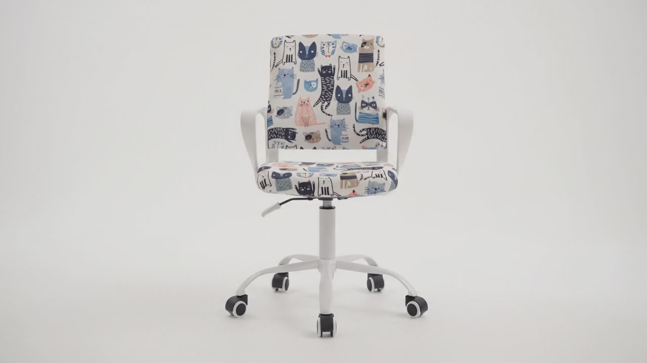 Video laden: obrotowy fotel dla dzieci lena z kotami